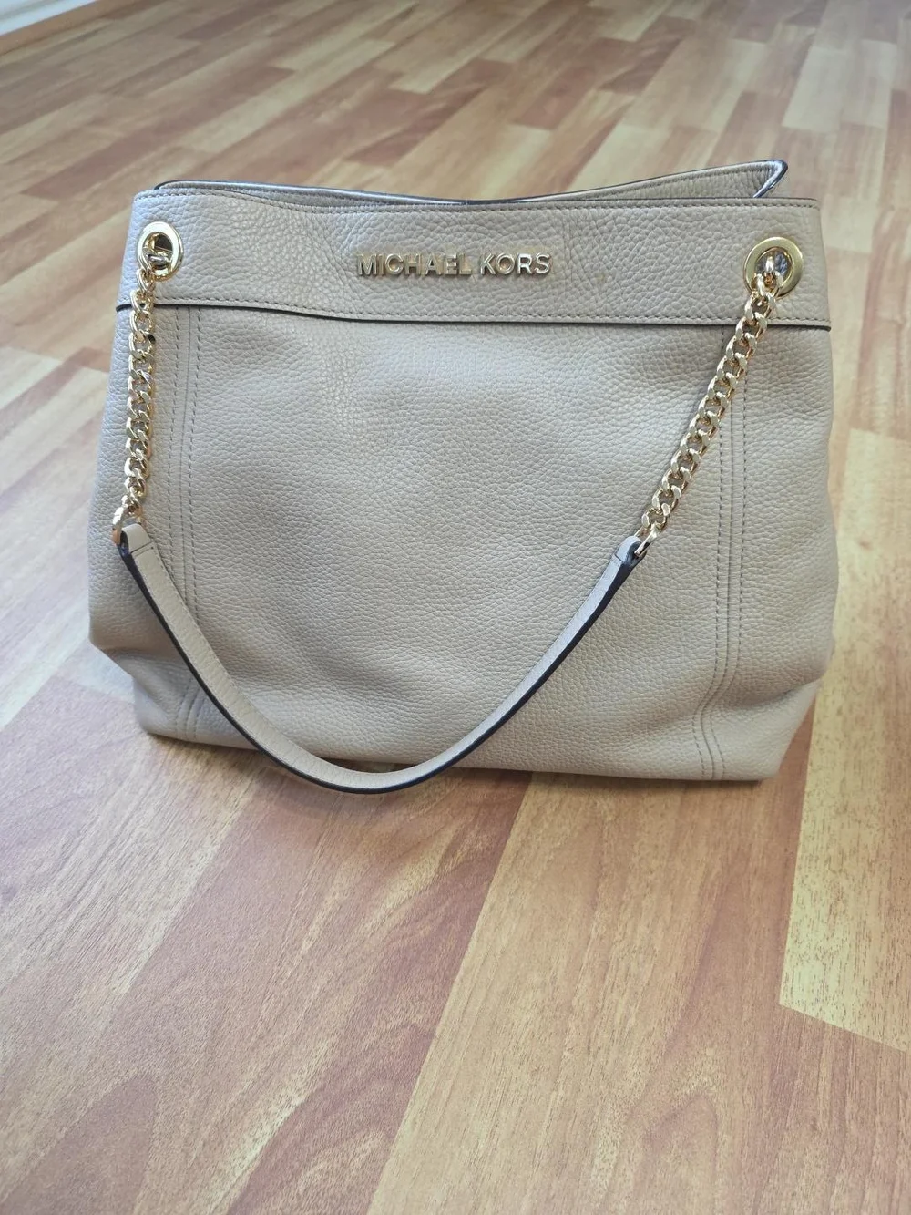 Michael Kors Jet Set Large Chain Tote & Matching Wallet Set